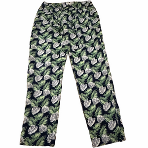 Milano Men's Leaf Pants - Green and White